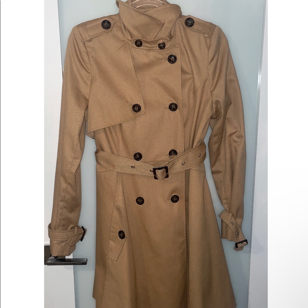 ASOS Maternity Tan Trench Coat - Picture 2 of 8